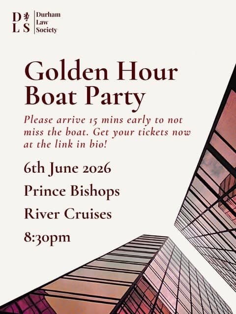 Golden Hour Boat Party poster