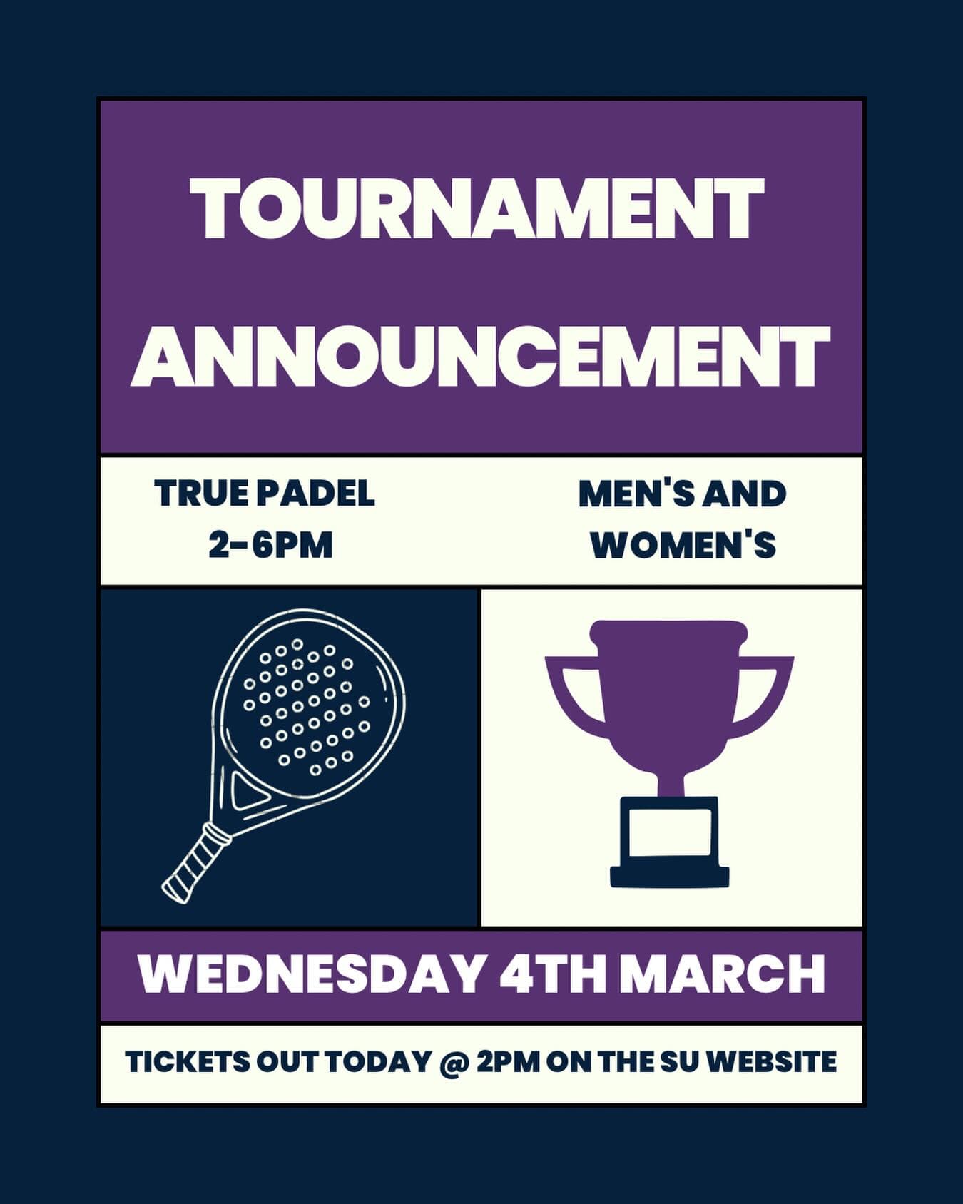 Durham Padel Tournament poster